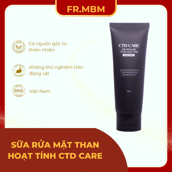 Sữa rửa mặt than hoạt tính CTD CARE