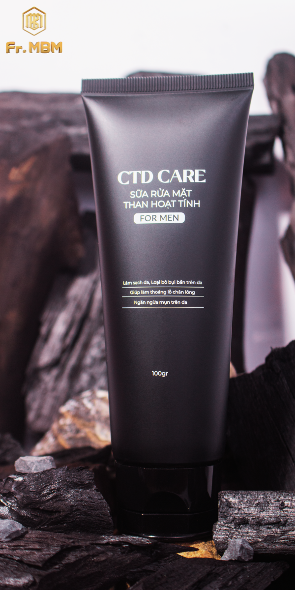 Sữa rửa mặt than hoạt tính CTD Care