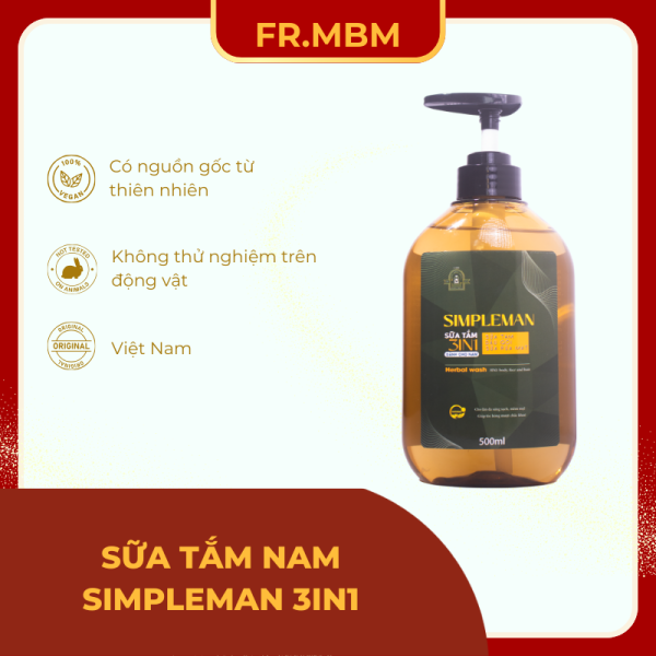 Sữa tắm nam SIMPLEMAN 3in1