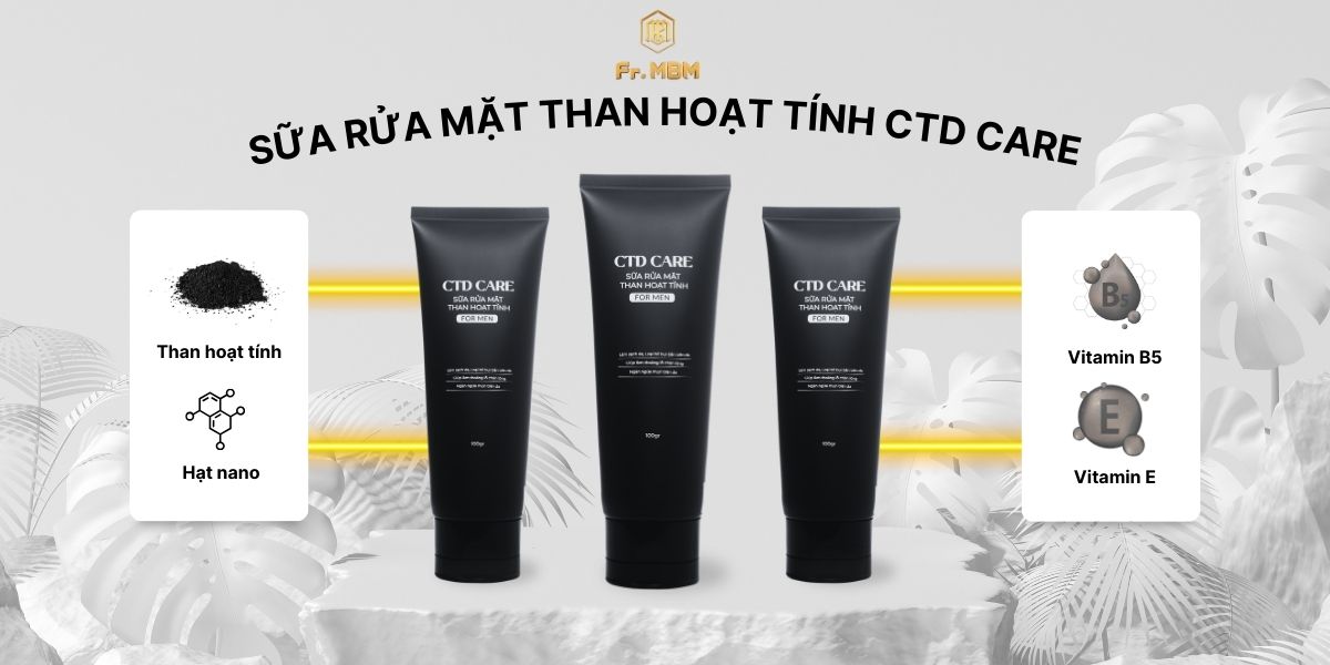 SỮA RỬA MẶT THAN HOẠT TÍNH CTD CARE