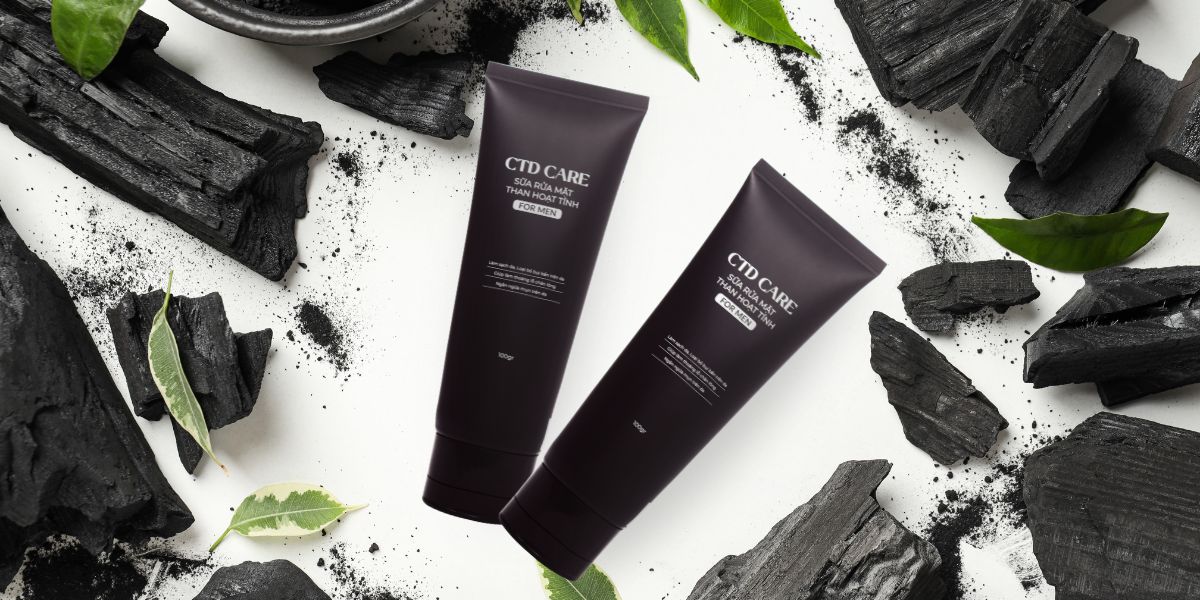 Sữa rửa mặt than hoạt tính CTD CARE