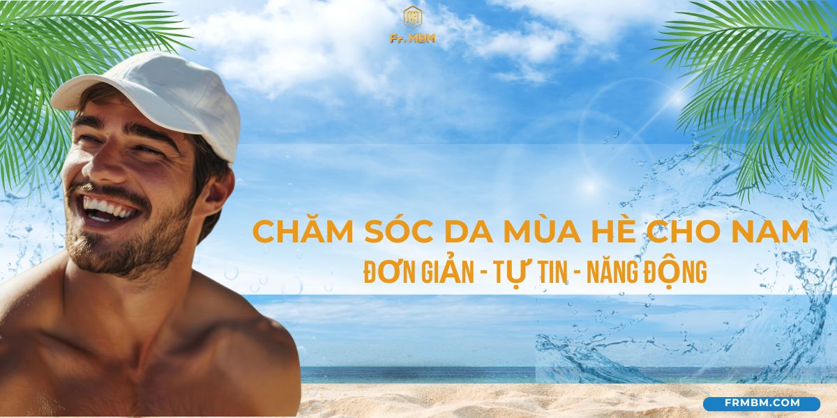 CHĂM SÓC DA MẶT MÙA HÈ CHO NAM ĐƠN GIẢN - TỰ TIN - NĂNG ĐỘNG