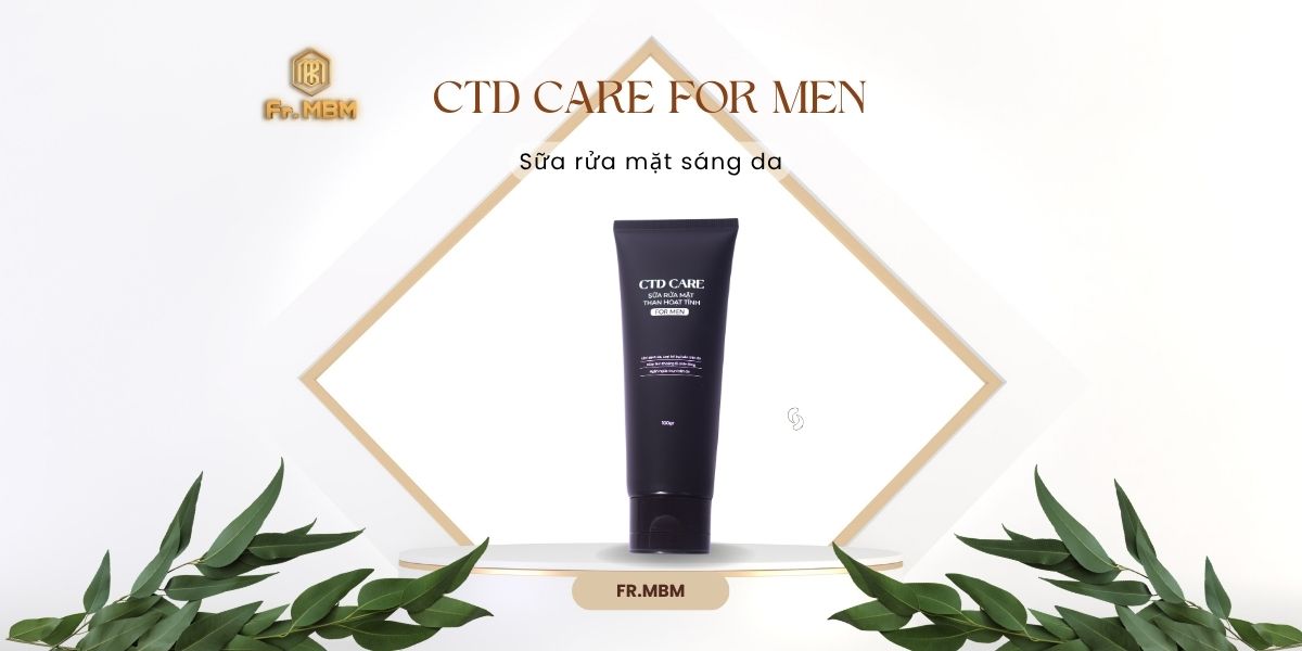 Sữa rửa mặt sáng da CTD CARE for Men
